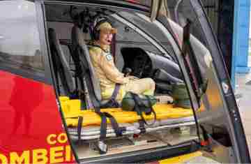  Pioneirismo nas alturas: Corpo de Bombeiros tem primeira mulher piloto de helicóptero